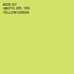 #D2E167 - Yellow Green Color Image