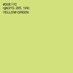 #D2E17C - Yellow Green Color Image