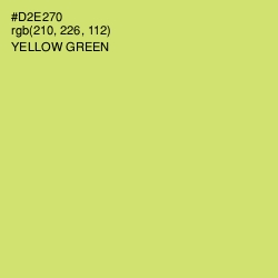 #D2E270 - Yellow Green Color Image