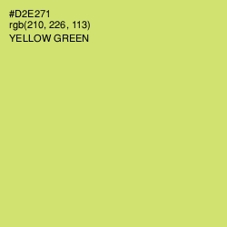 #D2E271 - Yellow Green Color Image