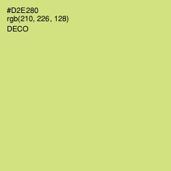 #D2E280 - Deco Color Image