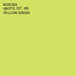 #D2E363 - Yellow Green Color Image