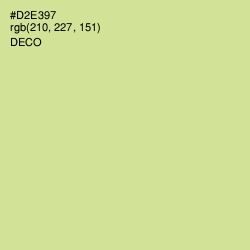 #D2E397 - Deco Color Image