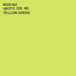 #D2E462 - Yellow Green Color Image