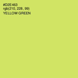 #D2E463 - Yellow Green Color Image