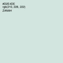 #D2E4DE - Zanah Color Image