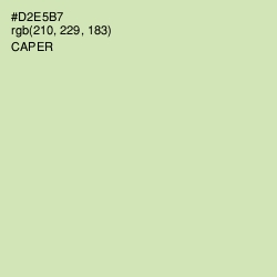 #D2E5B7 - Caper Color Image