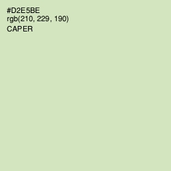 #D2E5BE - Caper Color Image
