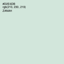 #D2E6DB - Zanah Color Image