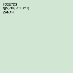 #D2E7D3 - Zanah Color Image