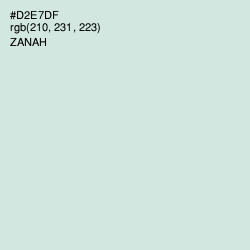 #D2E7DF - Zanah Color Image