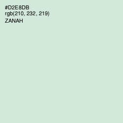 #D2E8DB - Zanah Color Image