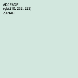 #D2E8DF - Zanah Color Image