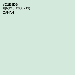 #D2E9DB - Zanah Color Image