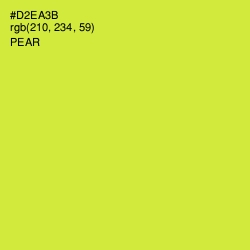 #D2EA3B - Pear Color Image