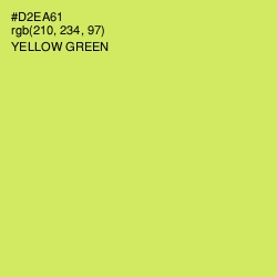 #D2EA61 - Yellow Green Color Image