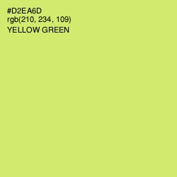 #D2EA6D - Yellow Green Color Image