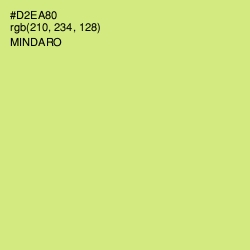 #D2EA80 - Mindaro Color Image