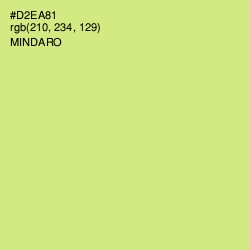 #D2EA81 - Mindaro Color Image