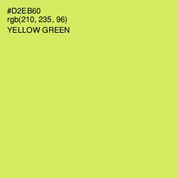 #D2EB60 - Yellow Green Color Image