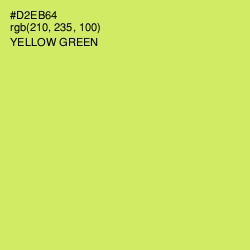 #D2EB64 - Yellow Green Color Image