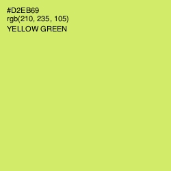 #D2EB69 - Yellow Green Color Image