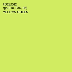 #D2EC62 - Yellow Green Color Image