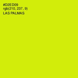 #D2ED09 - Las Palmas Color Image