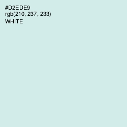 #D2EDE9 - Swans Down Color Image