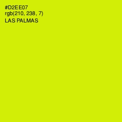 #D2EE07 - Las Palmas Color Image