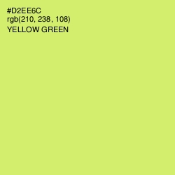 #D2EE6C - Yellow Green Color Image