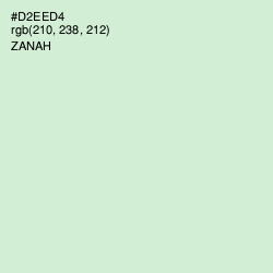 #D2EED4 - Zanah Color Image