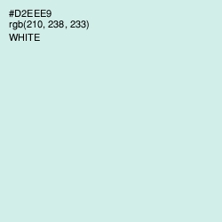 #D2EEE9 - Swans Down Color Image