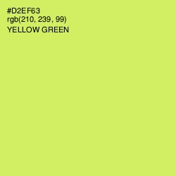 #D2EF63 - Yellow Green Color Image