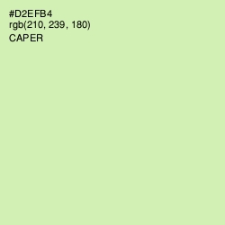 #D2EFB4 - Caper Color Image