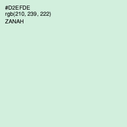 #D2EFDE - Zanah Color Image