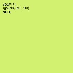 #D2F171 - Sulu Color Image