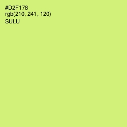 #D2F178 - Sulu Color Image