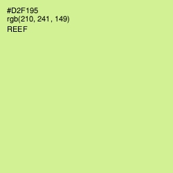 #D2F195 - Reef Color Image
