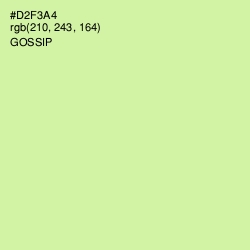 #D2F3A4 - Gossip Color Image