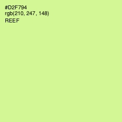 #D2F794 - Reef Color Image