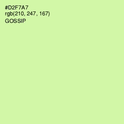 #D2F7A7 - Gossip Color Image