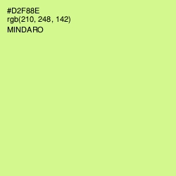 #D2F88E - Mindaro Color Image