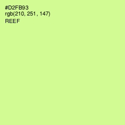 #D2FB93 - Reef Color Image