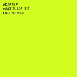 #D2FE1F - Las Palmas Color Image