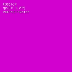 #D301CF - Purple Pizzazz Color Image