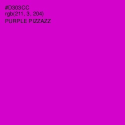 #D303CC - Purple Pizzazz Color Image