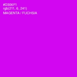 #D306F1 - Magenta / Fuchsia Color Image