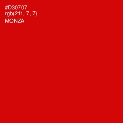 #D30707 - Monza Color Image