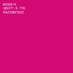 #D30974 - Razzmatazz Color Image